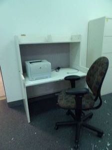 PRINTER  CHAIR  DESK