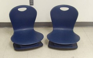 2 VIRCO ZUMA SERIES FLOOR ROCKER CHAIR