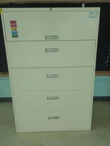 5 TIER METAL FILE CABINET