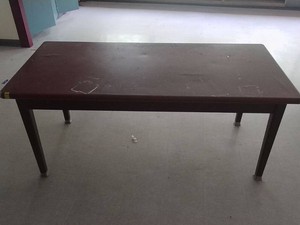 ANTIQUE  VINTAGE SHAW WALKER STEEL TANKER DESK