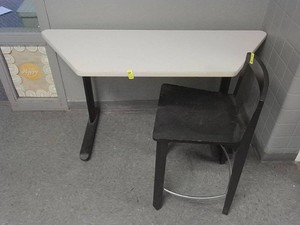 VERY VINTAGE SCHOOL DESK AND CHAIR