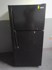 CRITERION BLACK REFRIGERATOR AND FREEZER