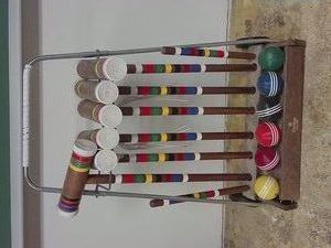 VINTAGE CROQUET SET