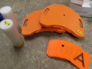 OVERSIZED GYM SCOOTERS, FOAM THINGS AND ABC RUBBER PADS
