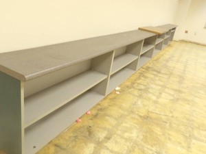 OVERSIZED LONG WOODEN SHELF
