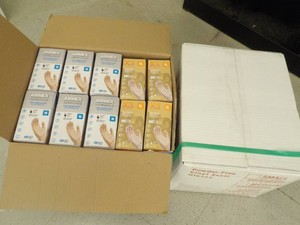 LARGE LOT OF PROFFESIONAL VYNAL GLOVES