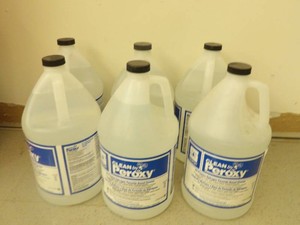 6 6GAL JUGS OF PEROXY CLEANER