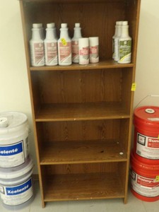 WOODEN 4 TIER SHELF