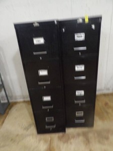2 ASE METAL FILE CABINETS