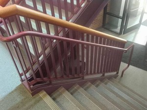 FULL SET OF VINTAGE METAL RAILINGS