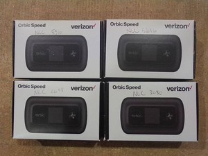4 ORBIC SPEED HOTSPOTS FROM VERZION WIRELESS