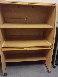 WOODEN STORAGE CABINET