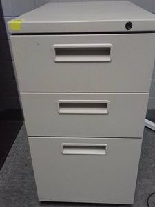 SMALL 3 DRAWER FILE CABINET