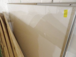 3 LARGE WHITE BOARDS