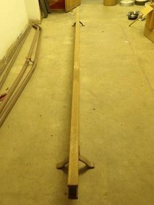 VINTAGEANTIQUE WOODEN BALANCE BEAM