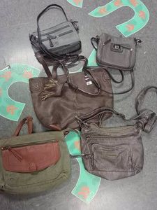 SIX HANDBAGS
