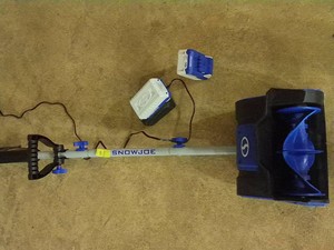 SNOW JOE AND EXTRA CHARGERS