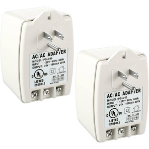 $38 Hotop 2 Pack 24 Volt Transformer 40 VA AC Transformer Plug in with PTC Fuse Compatible with Ring Doorbell and Thermostat Compatible with Nest, Ecobee, SensiHoneywell24V Adapter(Without Screw Holes)