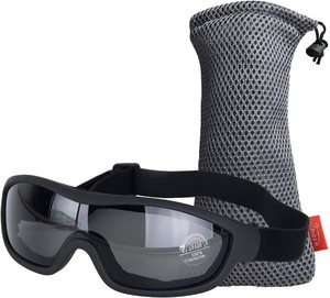 $20 Viriber Motorcycle Goggles - UV Protective Outdoor Glasses, Dust-proof Combat Goggles (Deep Black)