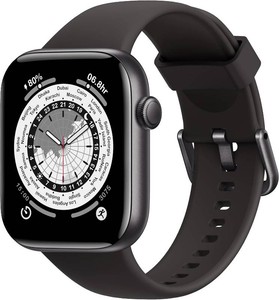 $50 Smart Watches for Men Women, 1.85 HD Touchsreen, Bluetooth Calling, 5 ATM Water-Resistance, 140Sports Modes, Health, Fitness & Sleep Tracker, Timer, Pedometer, FitnessWatch for AndroidiOS Black