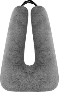 $31 Swemos Travel Pillow, Car Pillow for Kids & Adults - Ergonomic Travel Pillows Sleeping Aid for Neck & Body Support, Car Travel Essentials Pillow on Road Trips-Gray