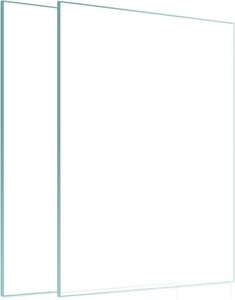 Egofine 8x10 Heat-Strengthened Glass Replacement for Picture Frame (Crystal Clear, 2 Pack), Replacement Glass for 8 by 10 Photo Frame