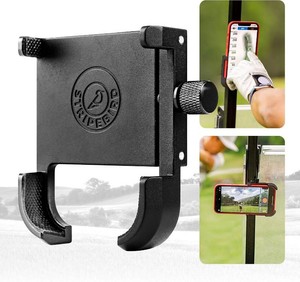 $35 Stripebird - Magnetic Golf Cart Phone Holder - US Patented, Neodymium N52 Magnets - Golf Cart Phone Mount for iPhone & Samsung - Slim Golf Caddy Accessories for Men & Women