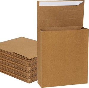 $30 chiazllta 60Pcs Expandable Envelopes with Self Seal 13.23x9.37 In 33.6x23.8 cm Large Mailing Kraft Catalog Envelopes for Documents Brown Kraft for Home Office Business Storage and Organizing Photos