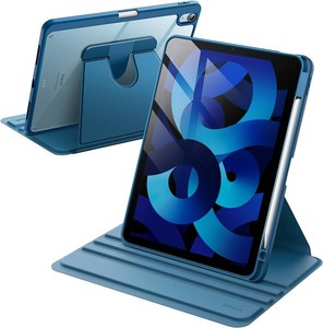 $20 JETech Rotating Case ONLY for iPad Air 11-Inch M4M3M2 (202620252024), iPad Air 54 (20222020 5th4th Generation 10.9-Inch), 360 Degree Rotation Protective Stand Cover Clear Back (Blue)