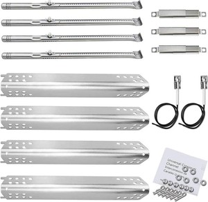 $28 Utheer Grill Parts Kit for Charbroil Advantage 4 Burner, Flame Refresh  Fix weak flames and hard starts in one kit stainless burners, heat shields and ignitors restore steady grilling