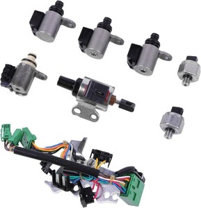$84 CVT Transmission Solenoid Kit JF011E RE0F10A for Nissan Altima Sentra Rogue 2013-2019 with Valve Body, Pressure Sensor & Filter Screen (JF011E)