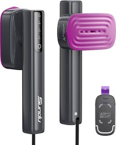 $34 Sundu Steamer for Clothes,1200W Powerful Portable Steamer Iron,15s Fast Heat-up,100ml Tank,20 Min Continuous Steam, Wrinkle Remover for Travel, Home, Office(Grayish purple)