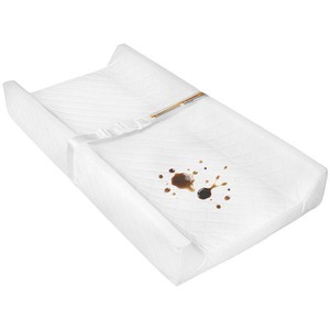 $22 Waterproof Baby Changing Pad Wipeable Diaper Changing Mat  Non-Slip with Safety Strap 32x16 Inch Infant Diaper Change Pad Suitable for Dresser & Table Baby Changer Station