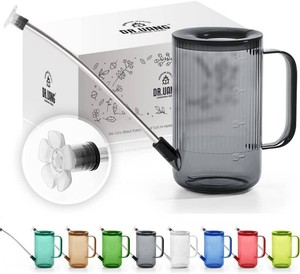 $14 Small Watering Can Indoor Plants with Long Spout (1L, Gray)