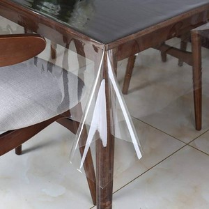 $15 Walrus Clear Vinyl Tablecloth Protector WaterproofOil-Proof Plastic Rectangle Transparent Sheet Table Cover 54X84 Inch