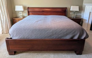 MB -Pottery Barn King Size Wood Bed Frame