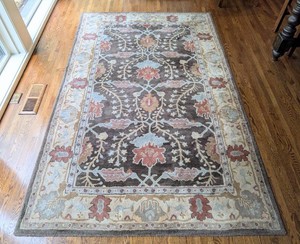 K - Pottery Barn Brandon Hand-Tufted Wool Persian-Style Rug