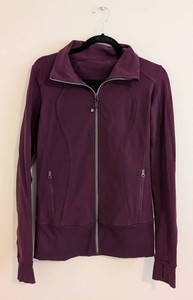 ULB - Lululemon Womens Purple Zip Up Jacket