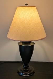 LR - Table Lamp - Vintage Pottery Barn Dark Bronze