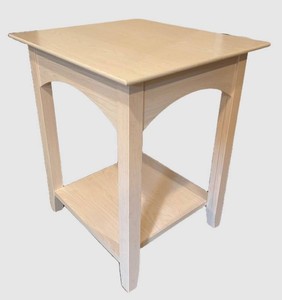 LL - Wood Side Table Light Finish