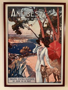 LL - Travel Poster David Dellepiane Antibes Cote Dazur