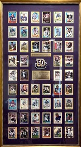 LL - Minnesota Vikings 50th Anniversary Framed Card Display (Lot of 50)