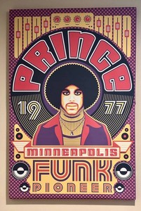LL - Wall Art - Prince 1977 Minneapolis Funk Pioneer Canvas