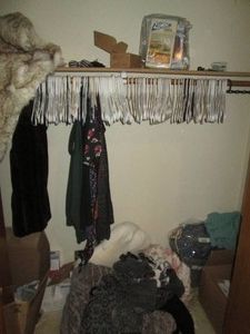 Content of bedroom closet containin...