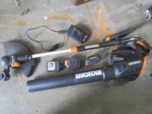 Worx cordless leaf blower and weed ...