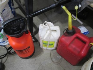 Manually operated chemical sprayer,...