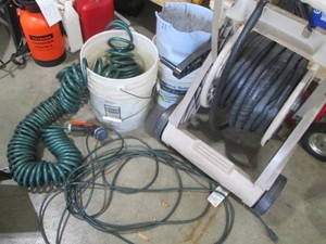 Hose Mobile portable hose reel with...