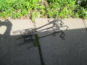 Collection of short shepherds hooks...