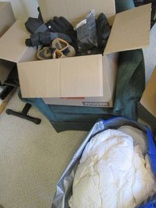 Variety of womens and mens footwe...