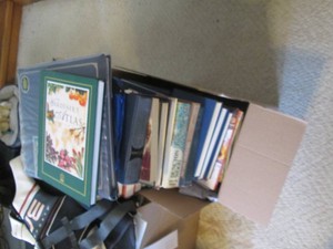 Large box of books, novels and othe...